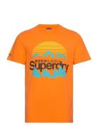 Great Outdoors Nr Graphic Tee Tops T-shirts Short-sleeved Orange Super...