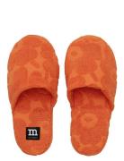 Mini Unikko Terry Slippers Aamutossut Tohvelit Orange Marimekko Home