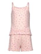 Pyjama Set Pointelle Singlet A Pyjamasetti Pyjama Pink Lindex