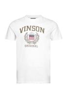 Kaiser Gold Reg Sj Vin M Tee Tops T-shirts Short-sleeved White VINSON