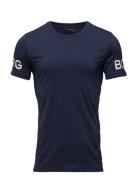Borg T-Shirt Sport T-shirts Short-sleeved Navy Björn Borg