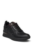 Women Lace-Up Matalavartiset Sneakerit Tennarit Black Tamaris