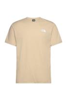 M S/S Redbox Tee Sport T-shirts Short-sleeved Beige The North Face