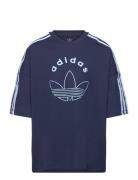 Tee Tops T-shirts Short-sleeved Navy Adidas Originals