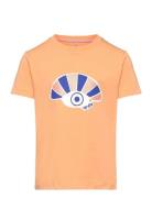 Tngala S_S Tee Tops T-shirts Short-sleeved Orange The New