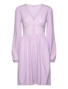 Lova Short Dress Polvipituinen Mekko Purple Bubbleroom