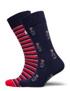 Polo Bear Trouser Sock 2-Pack Underwear Socks Regular Socks Multi/patt...