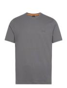 Tales Tops T-shirts Short-sleeved Grey BOSS