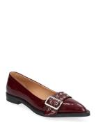 Saso Low Ballerinat Burgundy Pavement