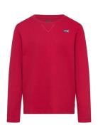 Levi's® Thermal Crew Knit Top Tops T-shirts Long-sleeved T-shirts Red ...