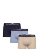 Bci Cotton/Elastane-3Pk-Trn Bokserit Navy Polo Ralph Lauren Underwear