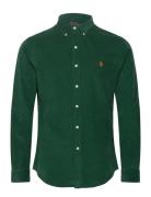 Slim Fit Corduroy Shirt Tops Shirts Casual Green Polo Ralph Lauren