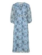 Dinah - Dress Polvipituinen Mekko Blue Claire Woman