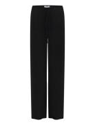 Straight Knitted Trousers Bottoms Trousers Straight Leg Black Mango