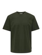 Onsfred Rlx Ss Tee Noos Tops T-shirts Short-sleeved Green ONLY & SONS