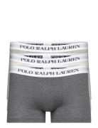 Classic Stretch-Cotton Trunk 3-Pack Bokserit Grey Polo Ralph Lauren