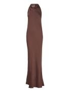 Lace Maxi Dress Maksimekko Juhlamekko Brown ROTATE Birger Christensen