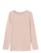 Nkfkab Ls Slim Top Tops T-shirts Long-sleeved T-shirts Pink Name It