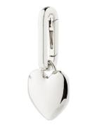 Charm Recycled Heart Pendant Kaulakoru Riipukset Silver Pilgrim