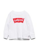 Ls-L/S Tee Tops T-shirts Long-sleeved T-shirts White Levi's