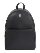 Th Fresh Backpack Reppu Laukku Black Tommy Hilfiger