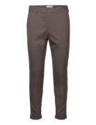 Melange Superflex Pants Bottoms Trousers Formal Brown Lindbergh