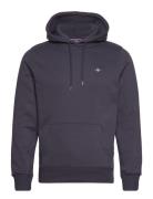 Reg Shield Hoodie Tops Sweat-shirts & Hoodies Hoodies Navy GANT