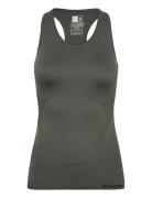 Hmltif Seamless Top Sport T-shirts & Tops Sleeveless Green Hummel