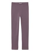 Nkfdavina Solid Swe Legging Bru N Noos Bottoms Leggings Purple Name It