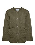 Yaslaurie Ls Padded Jacket S. Noos Tikkitakki Green YAS