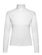 Cotton Turtleneck Top Tops T-shirts & Tops Long-sleeved White Filippa ...