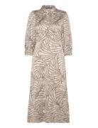 Acaciabbclarenas Dress Polvipituinen Mekko Beige Bruuns Bazaar