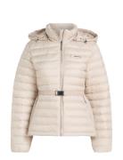 Lw Padded Smocking Jacket Vuorillinen Takki Topattu Takki Cream Calvin...