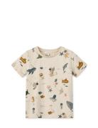 Apia Baby Printed Shortsleeve T-Shirt Tops T-shirts Short-sleeved Crea...