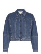 Truffy Farkkutakki Denimtakki Blue Munthe