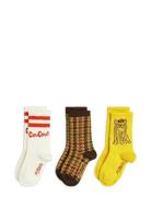 Coucou 3-Pack Socks Sukat Multi/patterned Mini Rodini