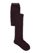 Cotton Socks - Anti-Slip Aamutossut Sisäkengät Purple Melton