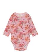 Varpu Body Bodies Long-sleeved Pink Ma-ia Family