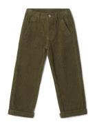 Olive Corduroy Trousers Bottoms Trousers Khaki Green Garbo&Friends