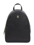 Th Monotype Backpack Reppu Laukku Black Tommy Hilfiger