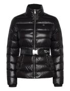 Tjw Branded Belt Down Jacket Vuorillinen Takki Topattu Takki Black Tom...