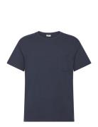 Sddurant Ss Tops T-shirts Short-sleeved Navy Solid