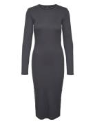 Vmmchloe Ls Calf Dress Ga Jrs Polvipituinen Mekko Grey Vero Moda Mater...