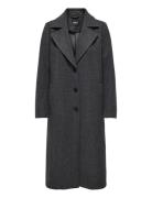 Onlemma Life Reg. Long Coat Otw Outerwear Coats Winter Coats Grey ONLY