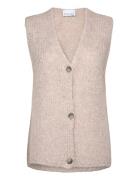 Jacey Knit Vest Vests Knitted Vests Cream Noella