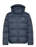 Essentials Down Jacket Vuorillinen Takki Topattu Takki Navy Calvin Kle...