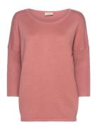 Fqj -Pu Tops Knitwear Jumpers Pink FREE/QUENT