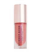 Revolution Shimmer Bomb Daydream Huulikiilto Meikki Pink Makeup Revolu...