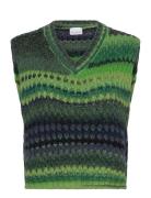 Gio Knit Vest Vests Knitted Vests Green Noella