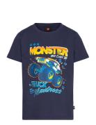 Lwtano 611 - T-Shirt S/S Tops T-shirts Short-sleeved Navy LEGO Kidswea...